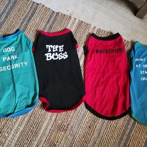 4 Doggie Tshirts